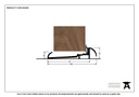 Black 914mm OUM/6 Threshold - 90209 - Technical Drawing