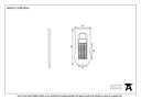 Narrow Spring Unit Cassette - 90250 - Technical Drawing