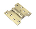 Aged Brass 4" x 2" x 4" Parliament Hinge (pair) ss - 49551