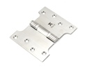 Satin SS 4" x 3" x 5" Parliament Hinge (pair) - 49567