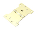 Polished Brass 4" x 4" x 6" Parliament Hinge (pair) ss - 49556