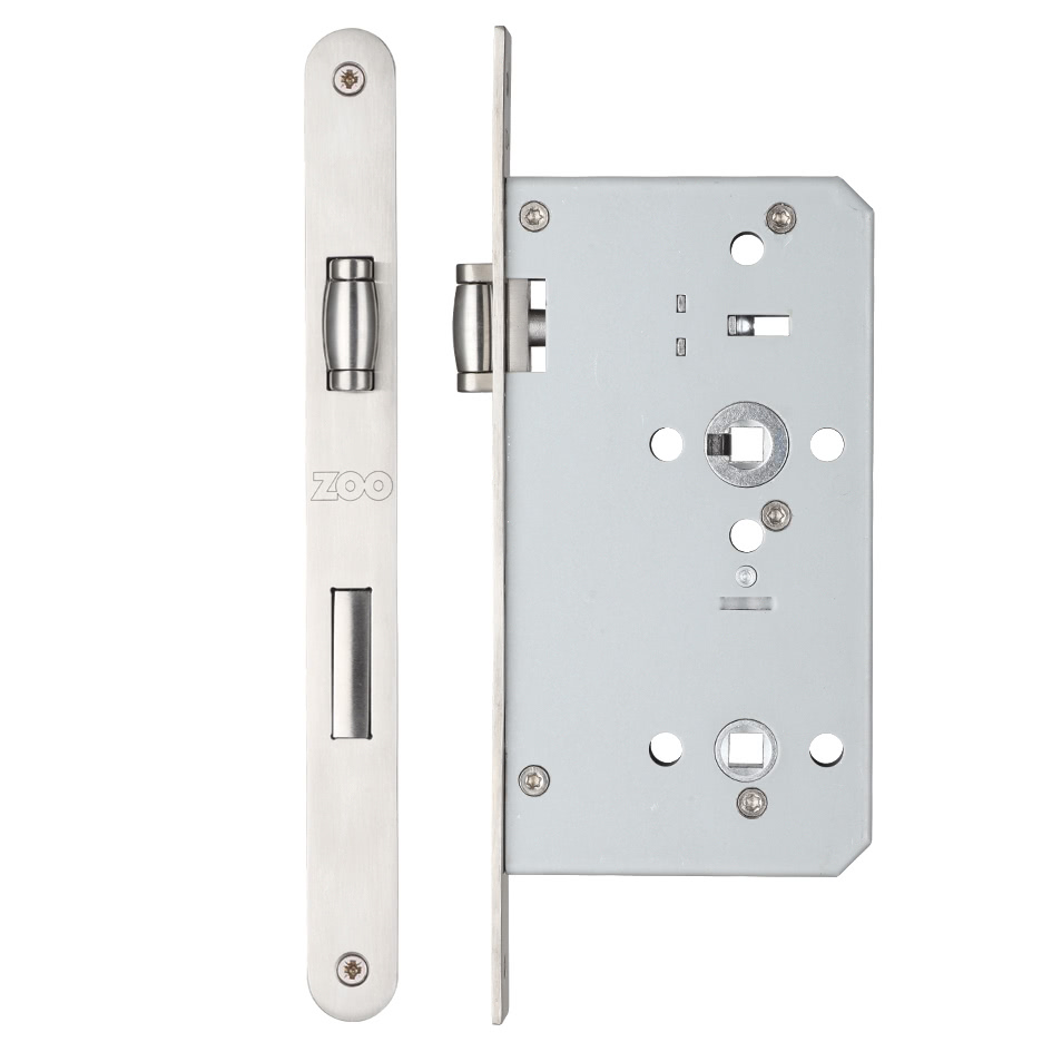 Din lift to lock - 72mm c/c - backset 60mm - radius