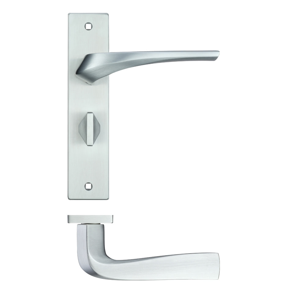 Aries lever on bathroom backplate