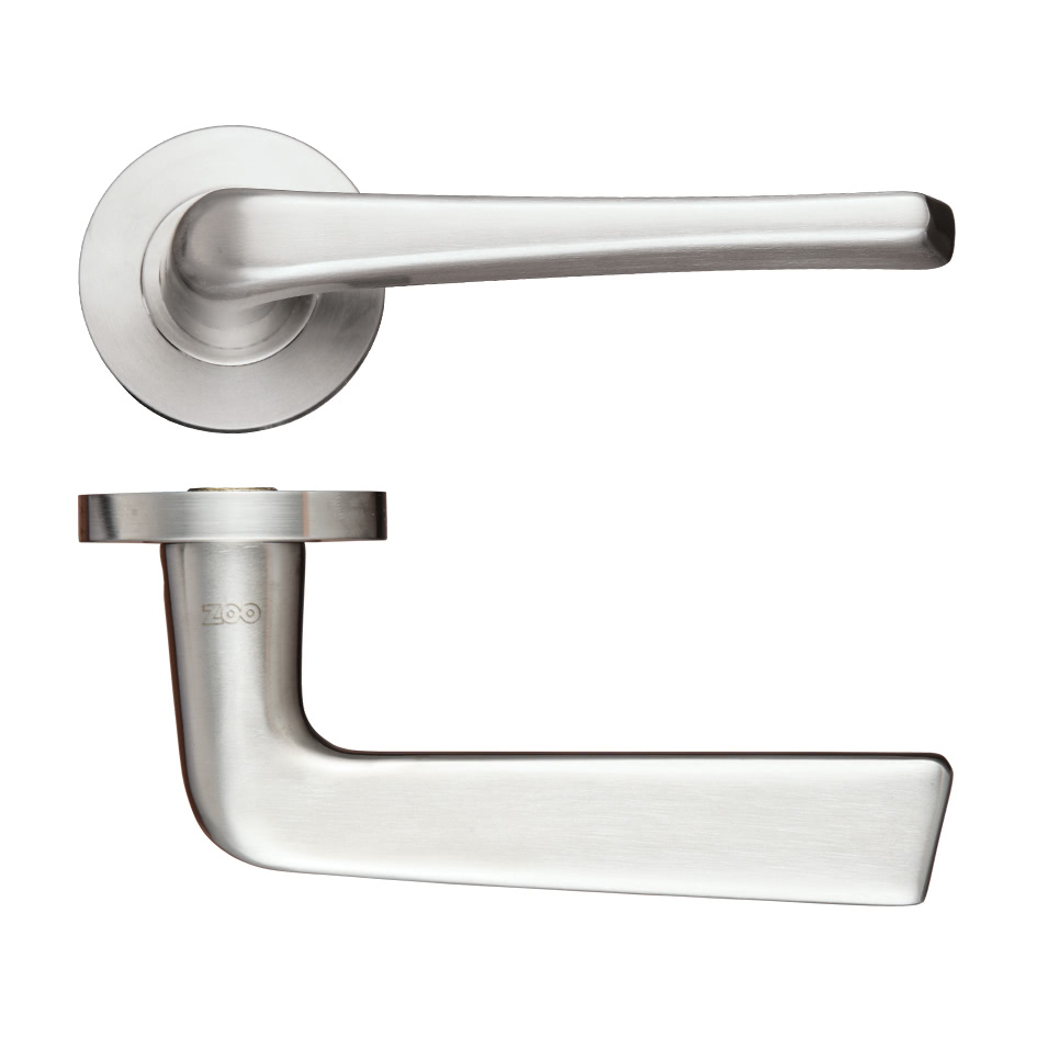 Stainless Steel Lever - Push on Rose - Grade 304