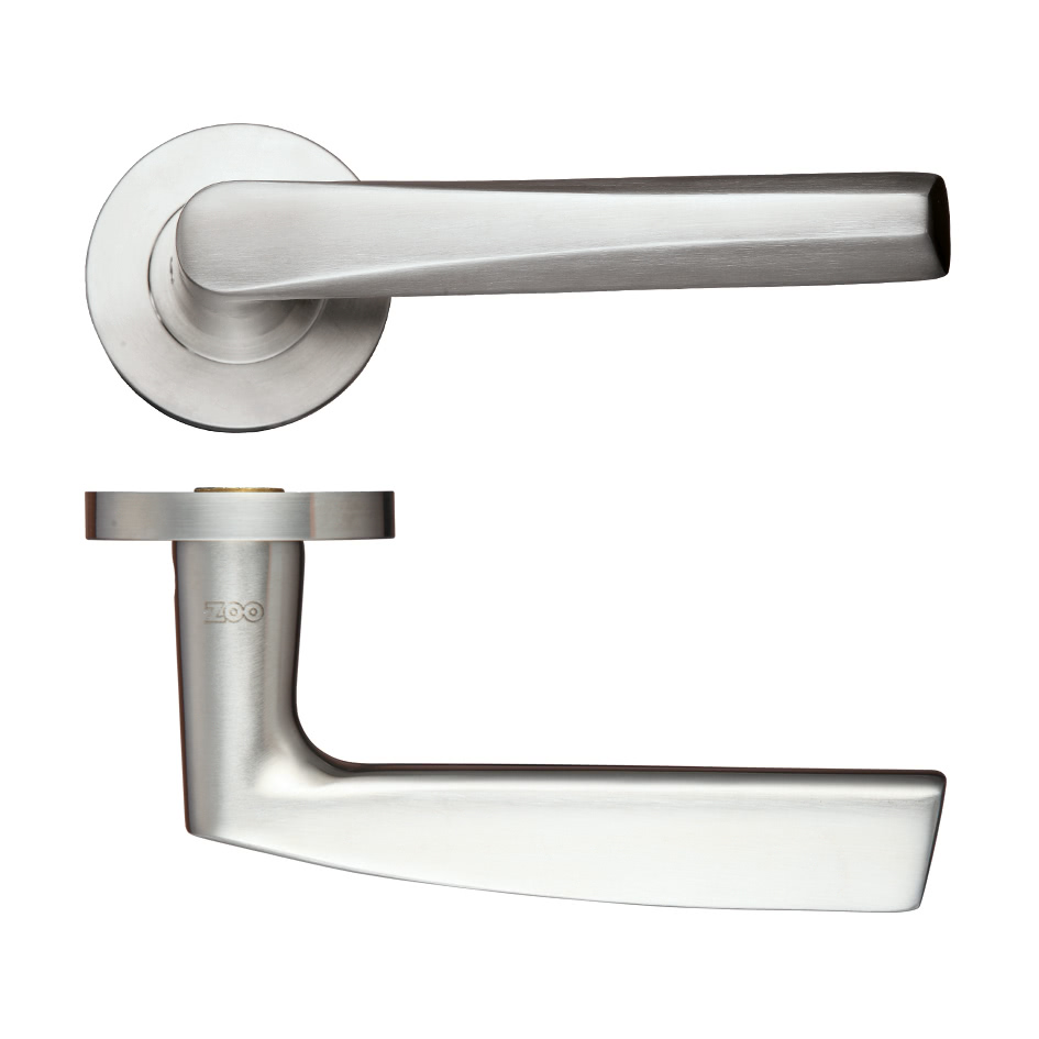 Stainless Steel Lever - Push on Rose - Grade 304