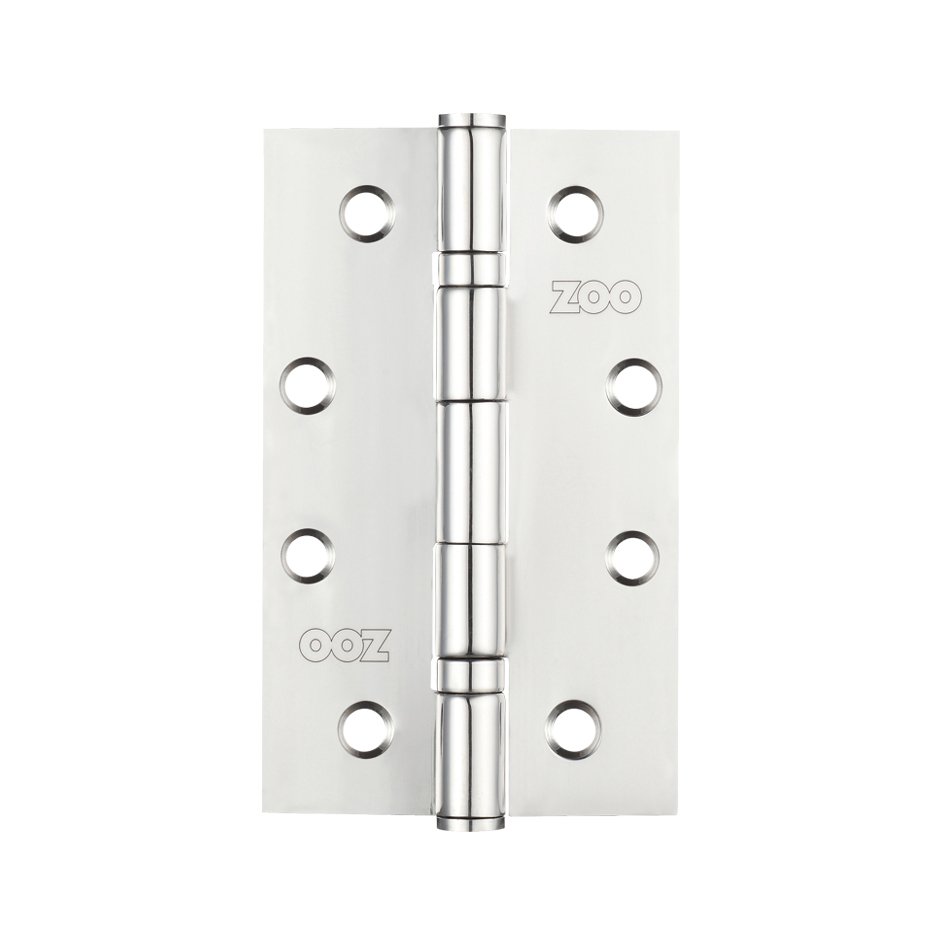 Slim Knuckle Bearing Hinge Stainless Steel - Grade 201 - 102 x 63 x 2.5mm