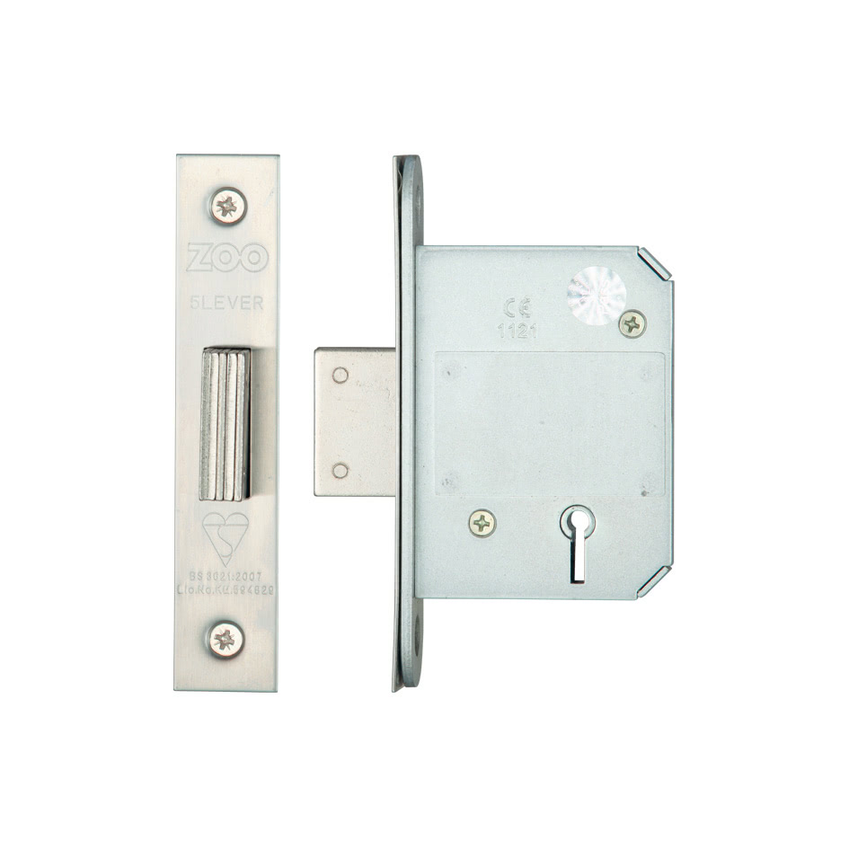 British Standard 5 Lever Deadlock - 64mm