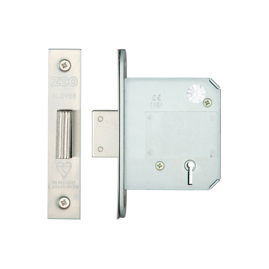 British Standard 5 Lever Deadlock - 76mm