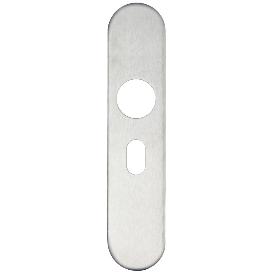 Radius Cover plate for 19 mm and 22mm RTD Lever on Backplate - Oval Profile 48.5mm