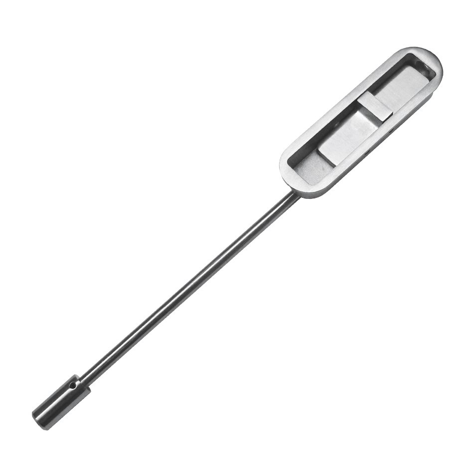 Integral slide action flush bolt - 250mm