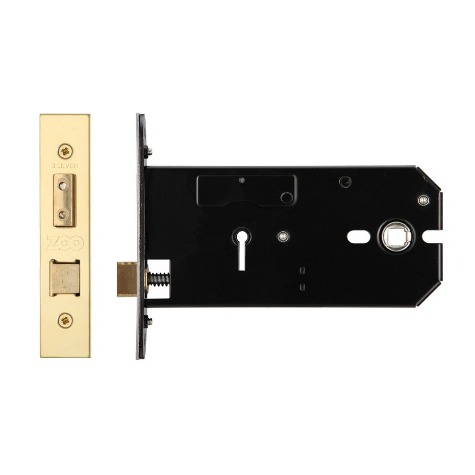 3 Lever Horizontal Lock - 152mm SS