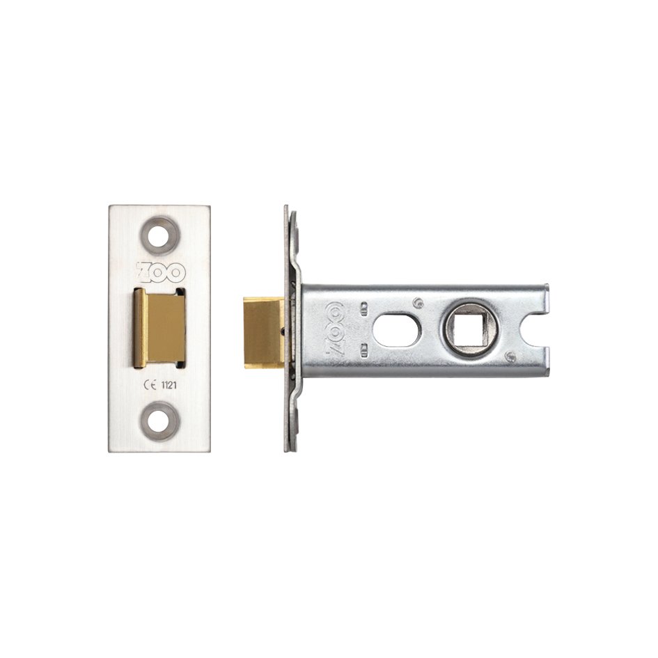 Heavy Duty Tubular Latch  64mm - Satin Stainless Steel