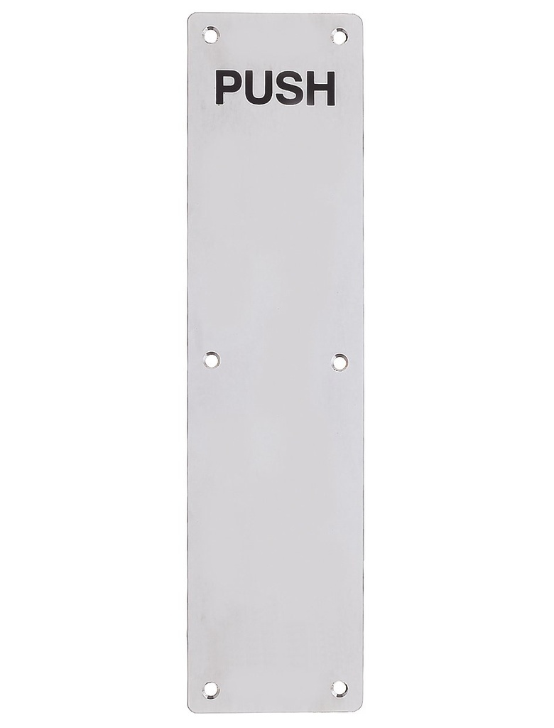 Finger Plate - Push (Radius) 75mm x 350mm