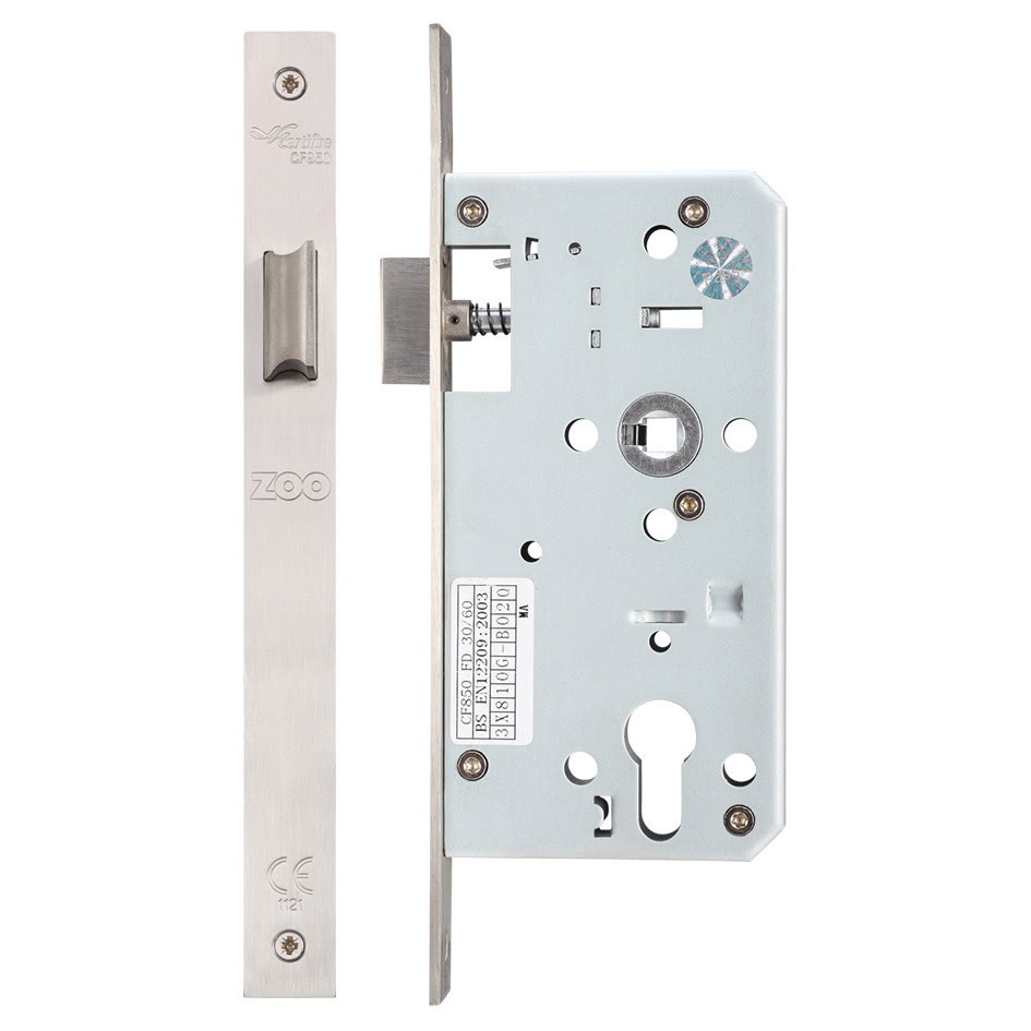 Din latch - backset 55mm