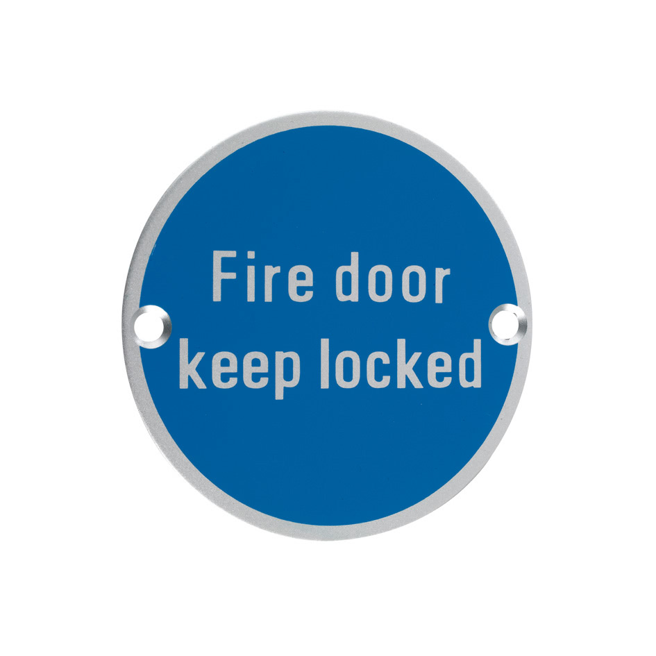 Signage - Fire Door Keep Locked