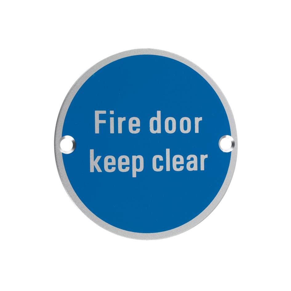 Signage - Fire Door Keep Clear