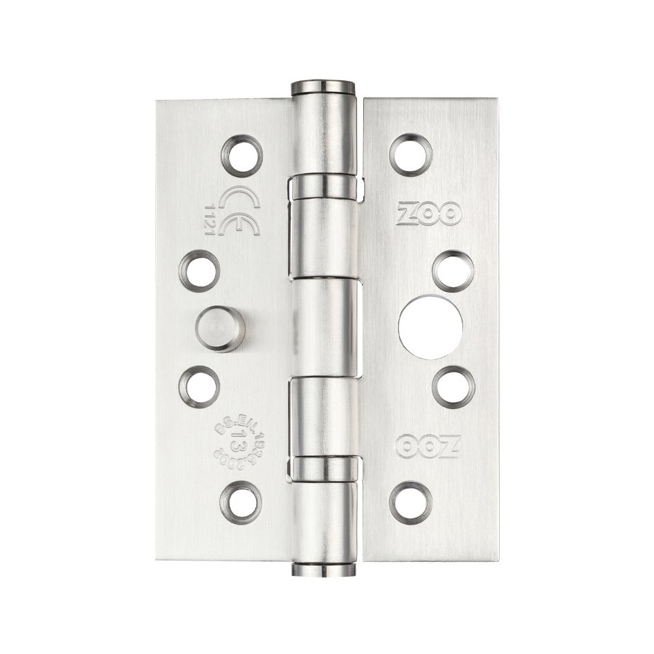 Stainless Steel Dog Bolt Door Hinge 4"x3"x3mm