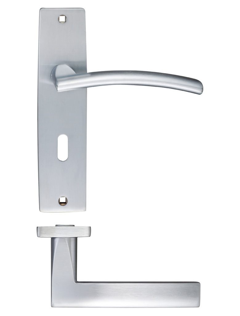 Amalfi lever on lock backplate