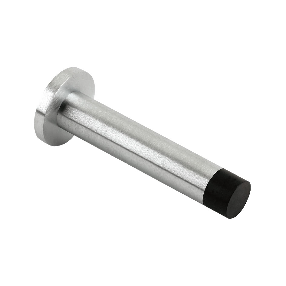 Door Stop - Cylinder c/w Rose  80mm