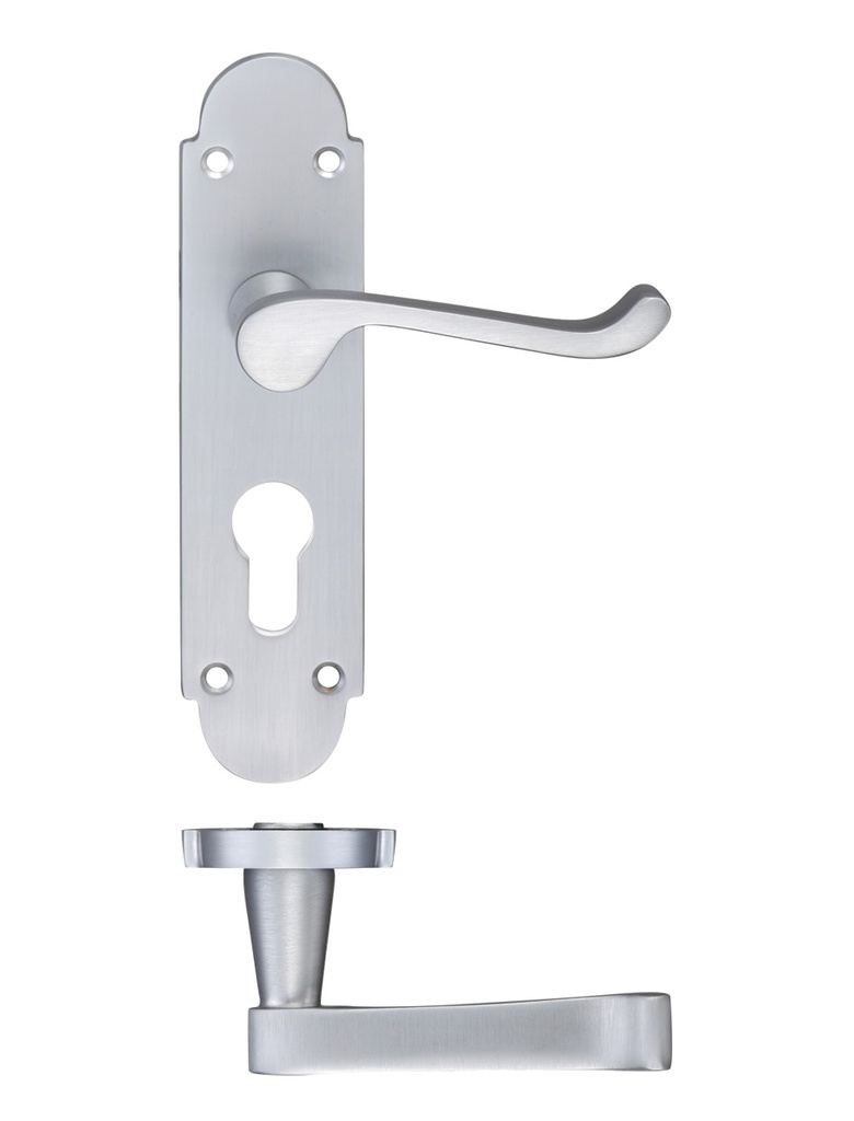 Oxford Lever Euro Lock (47.5mm c/c) Furniture    170 x 42mm