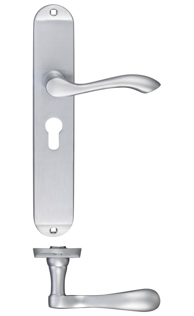 Arundel Lever Euro Lock (47.5mm c/c) Furniture - Long Plate    245 x 42mm