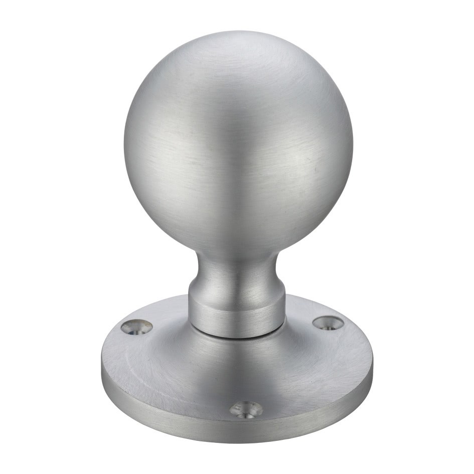 Ball Mortice Knob Furniture  62.5mm Rose dia.