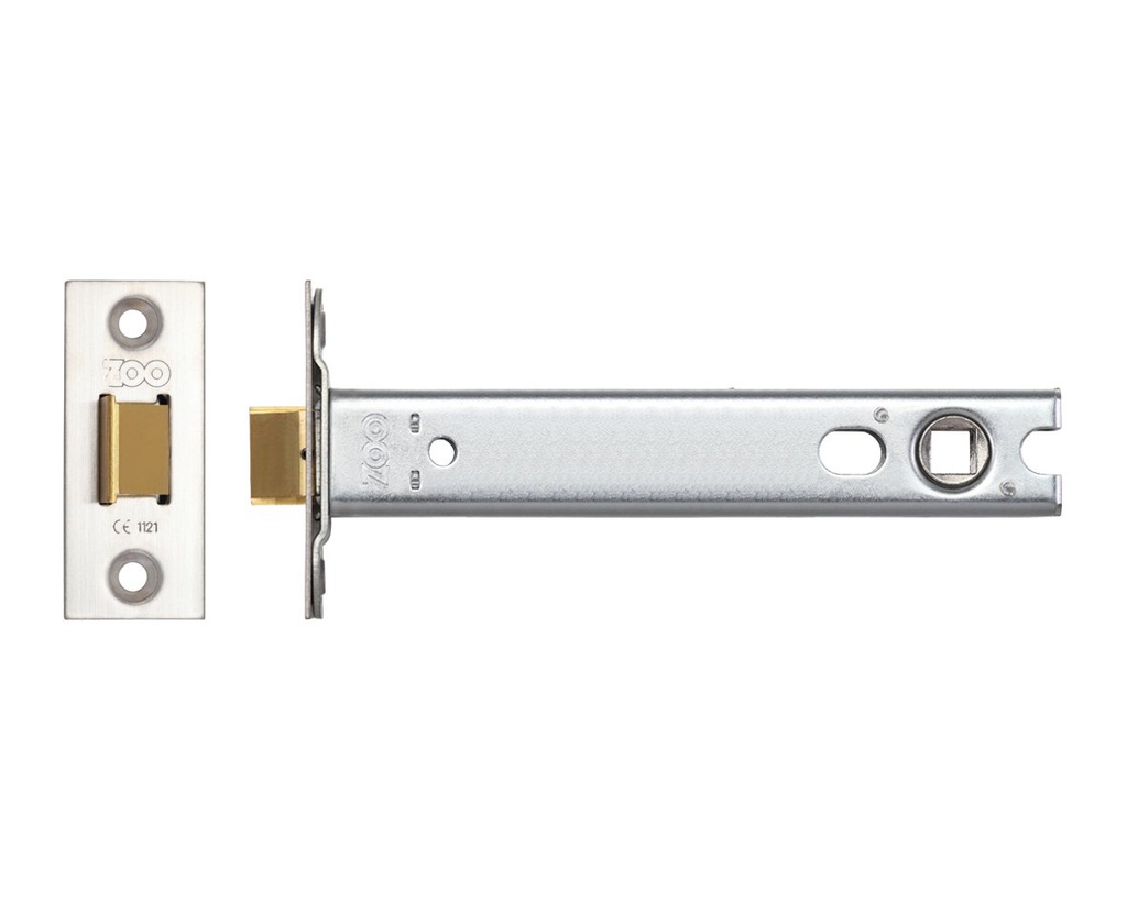 Heavy Duty Tubular Latch  152mm - Satin Stainless Steel