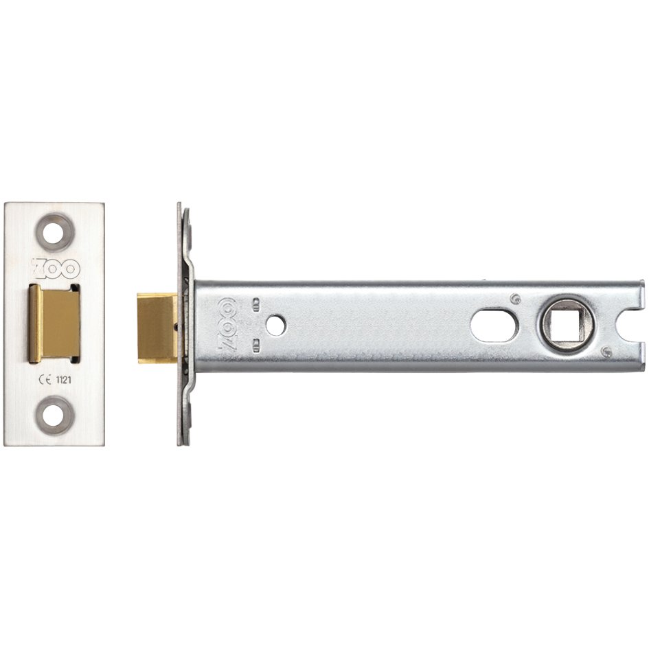 Heavy Duty Tubular Latch  127mm - Satin Stainless Steel