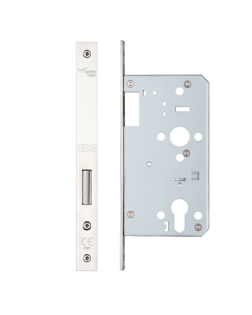 DIN Euro Dead Lock Case 60mm - Square Faceplate - PSS