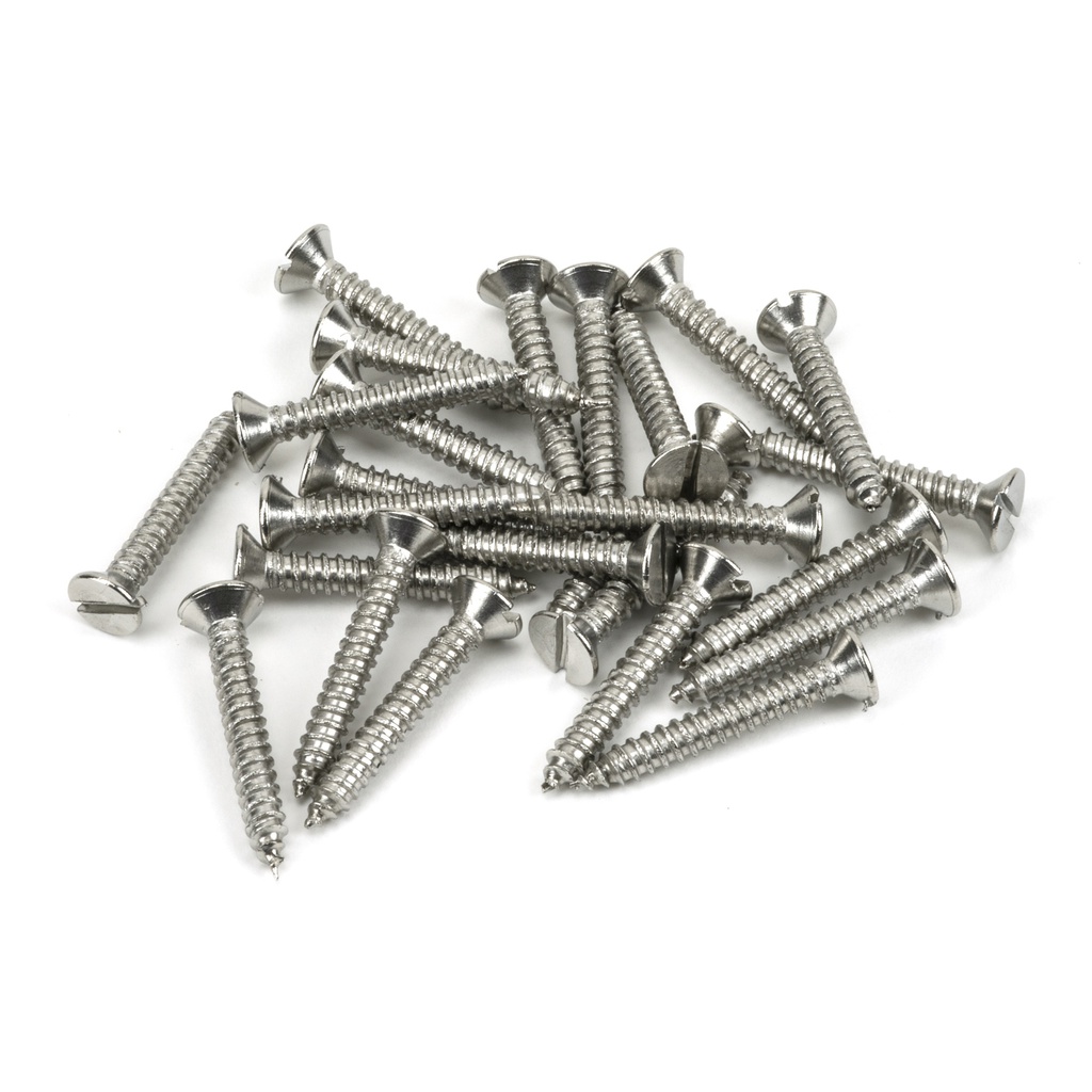 Stainless Steel 10x1¼" Countersunk Screws (25) - 92905