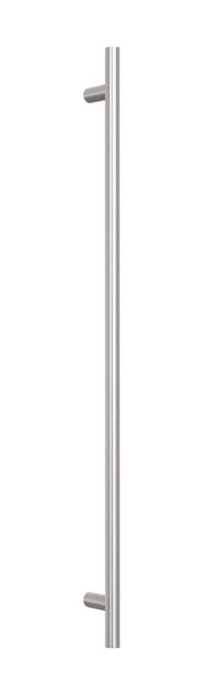 T Bar Pull Handle - 600 x 19mm - Bolt Fix - AntiMicrobial Satin Stainless Steel