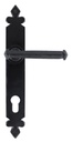 Black Tudor Lever Espag. Lock Set - 33172