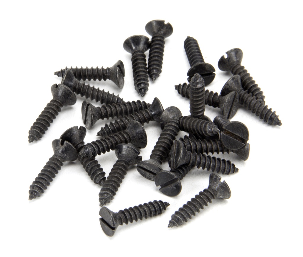 Black 8 x 3/4" Countersunk Screws (25) - 33413