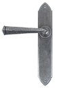 Pewter Gothic Lever Latch Set - 33601