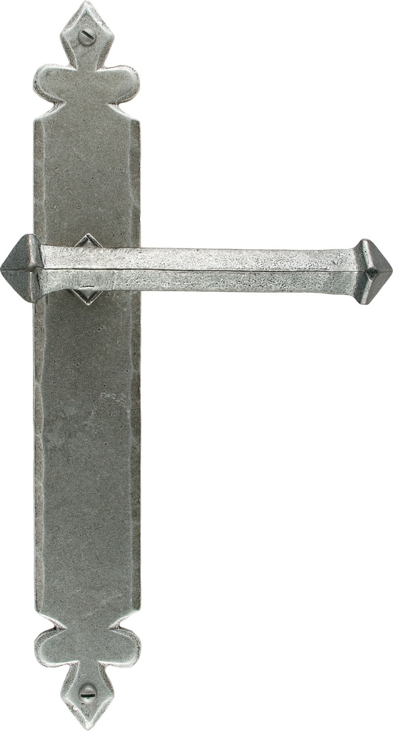 Pewter Tudor Lever Latch Set - 33609