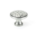 Pewter Hammered Cabinet Knob - Large - 33625