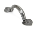 Pewter 4" Gothic D Handle - 33640