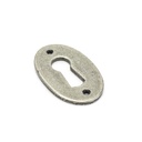 Pewter Oval Escutcheon - 33665