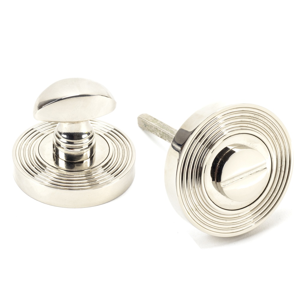 Polished Nickel Round Thumbturn Set (Beehive) - 45741