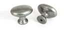 Pewter Oval Cabinet Knob - 83787