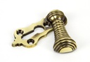 Aged Brass Beehive Escutcheon - 83817