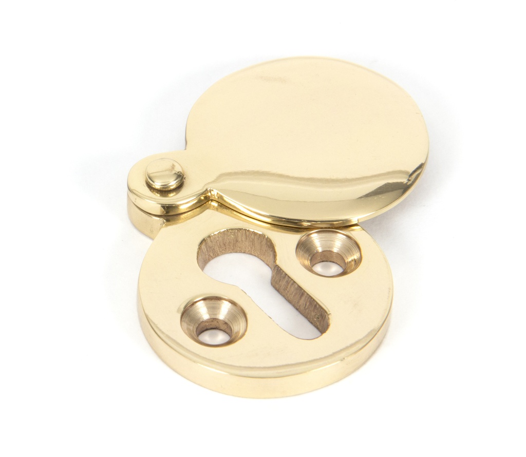 Polished Brass 30mm Round Escutcheon - 83831