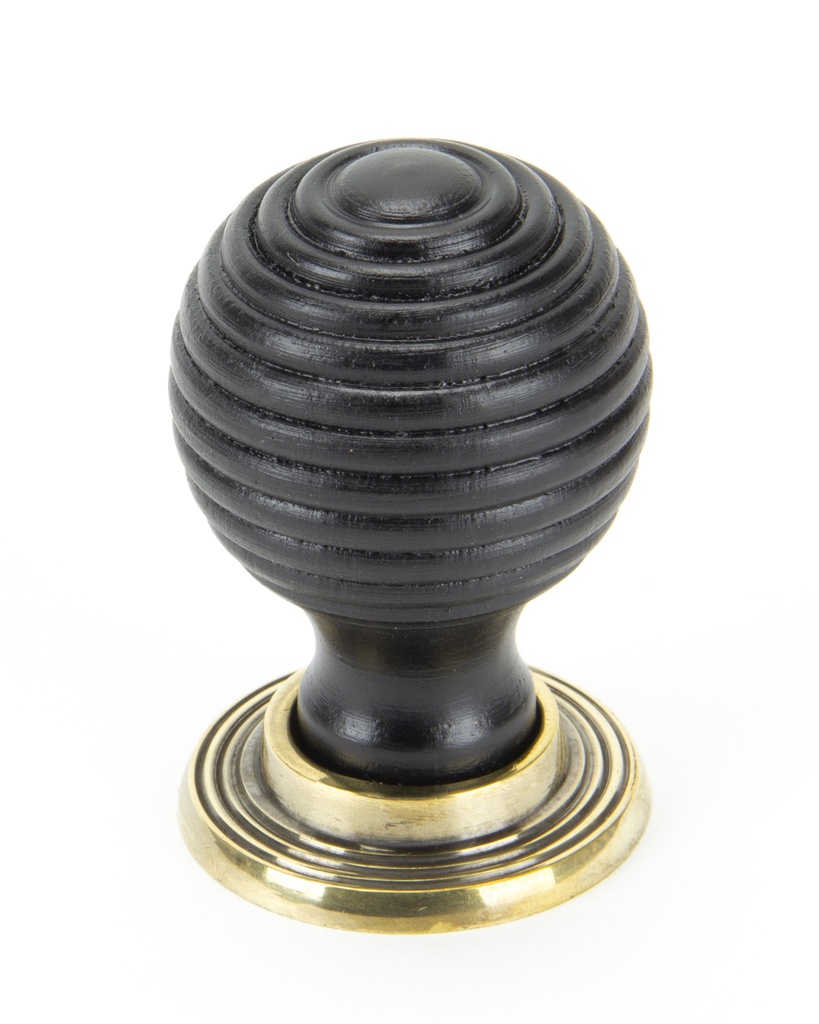 Ebony and AB Beehive Cabinet Knob 38mm - 83872