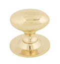 Polished Brass Oval Cabinet Knob 40mm - 83879