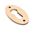 Polished Bronze Oval Escutcheon - 91927