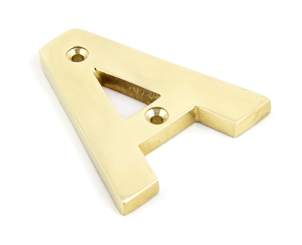 Polished Brass Letter A - 83801A