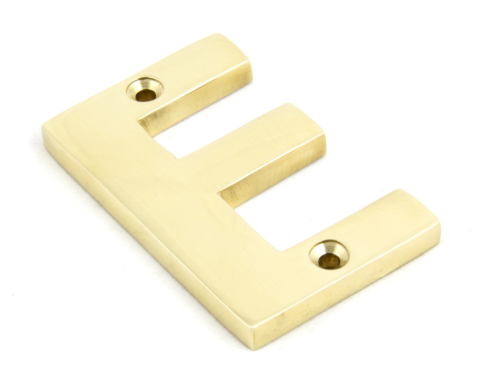 Polished Brass Letter E - 83801E