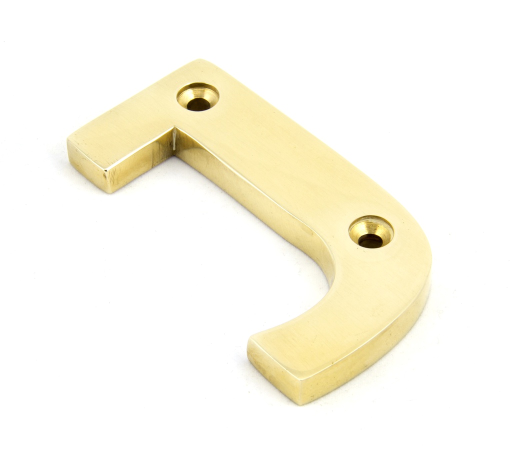 Polished Brass Letter J - 83801J