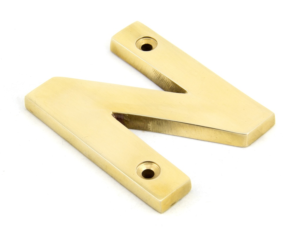 Polished Brass Letter N - 83801N