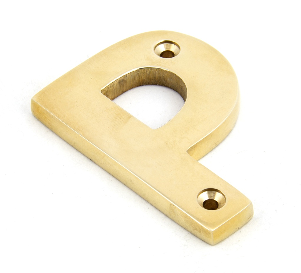 Polished Brass Letter P - 83801P